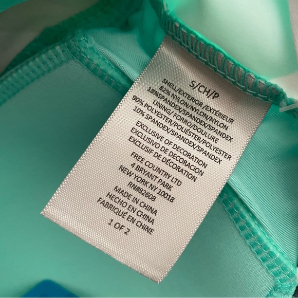 Free Country Striped Tankini NWT - Picture 9 of 10